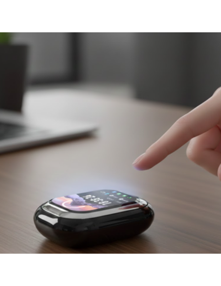 Auriculares inteligentes LED.